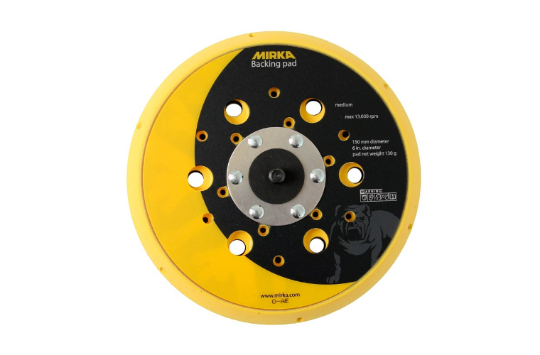 Mirka Backing Pad To Suit Mirka DEROS Sander 150mm/6" 48H - Medium