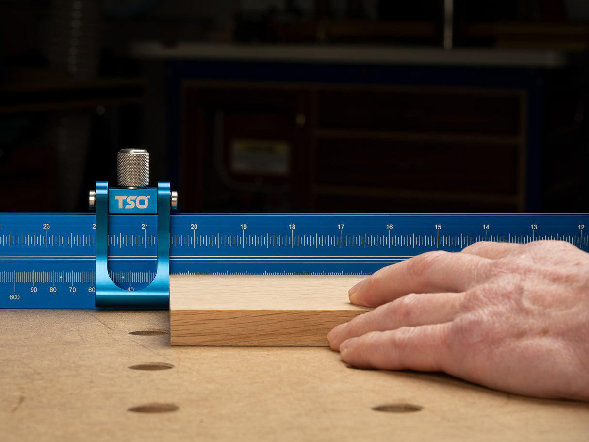 TSO Products 900mm Multifunction Workbench Fence & Stop Set