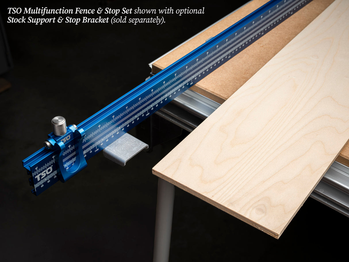 TSO Products 1200mm Multifunction Workbench Fence & Stop Set