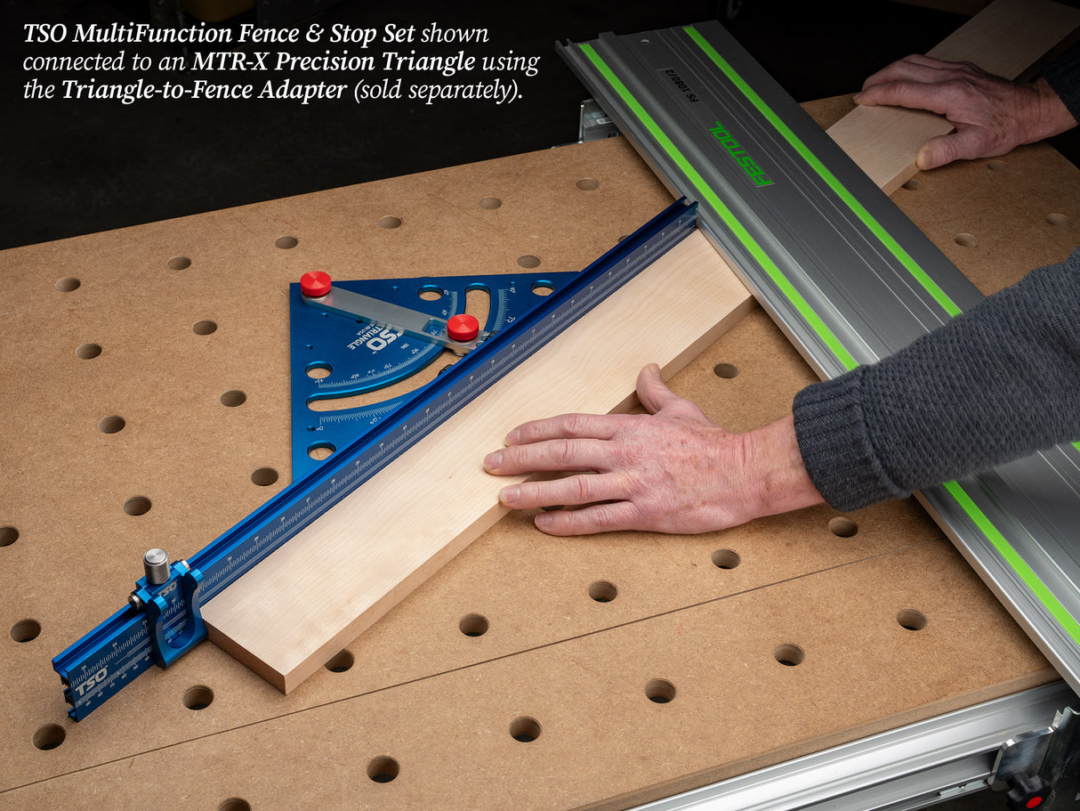 TSO Products 900mm Multifunction Workbench Fence & Stop Set