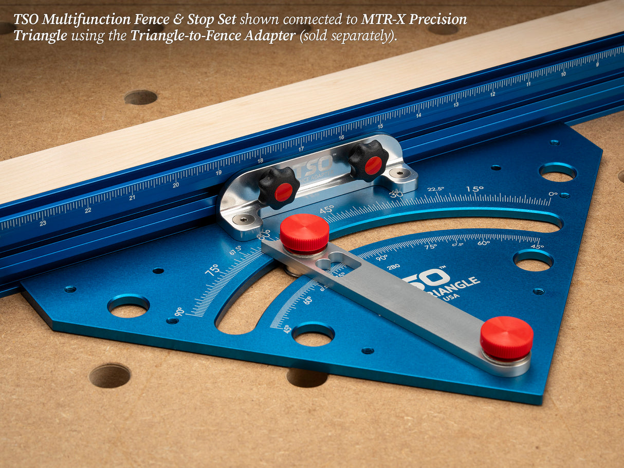 TSO Products 900mm Multifunction Workbench Fence & Stop Set