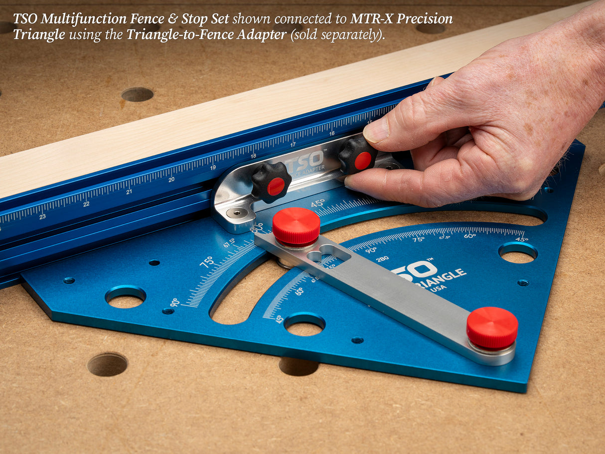 TSO Products 900mm Multifunction Workbench Fence & Stop Set