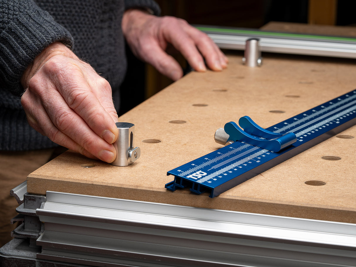 TSO Products 900mm Multifunction Workbench Fence & Stop Set