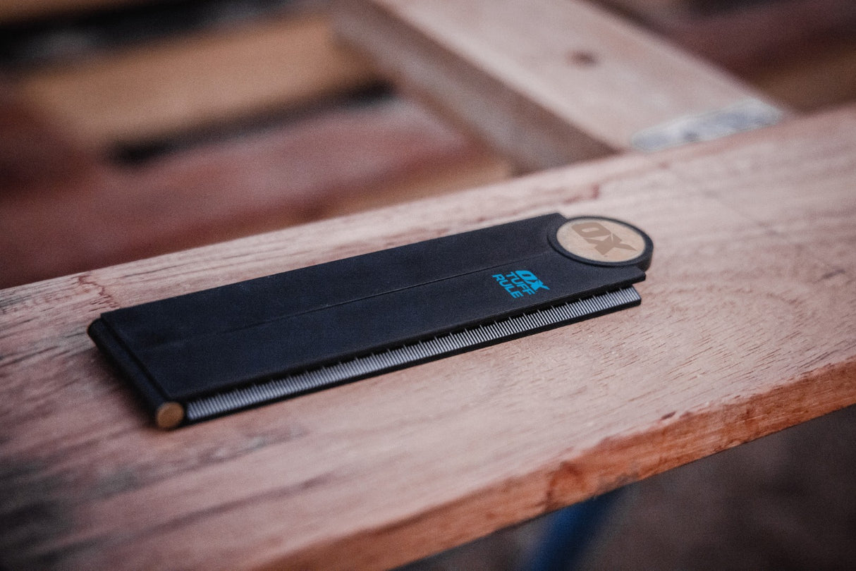 OX Pro Metric Tuff Rule Black - 1200mm