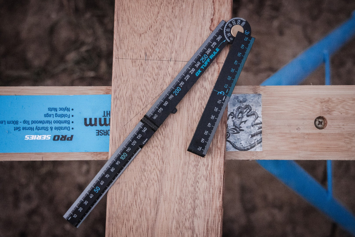 OX Pro Metric Tuff Rule Black - 1200mm