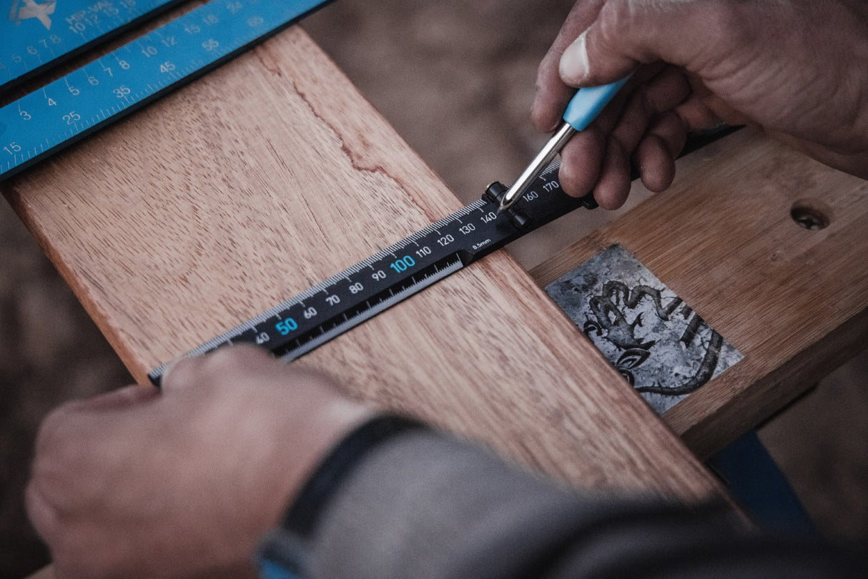 OX Pro Metric Tuff Rule Black - 1200mm