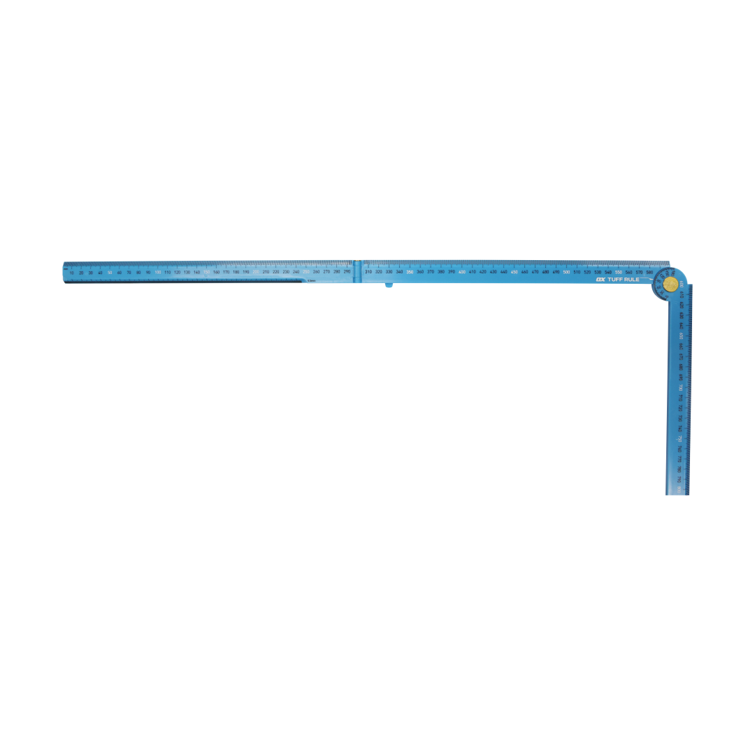 OX Pro Metric Tuff Rule Blue - 1200mm