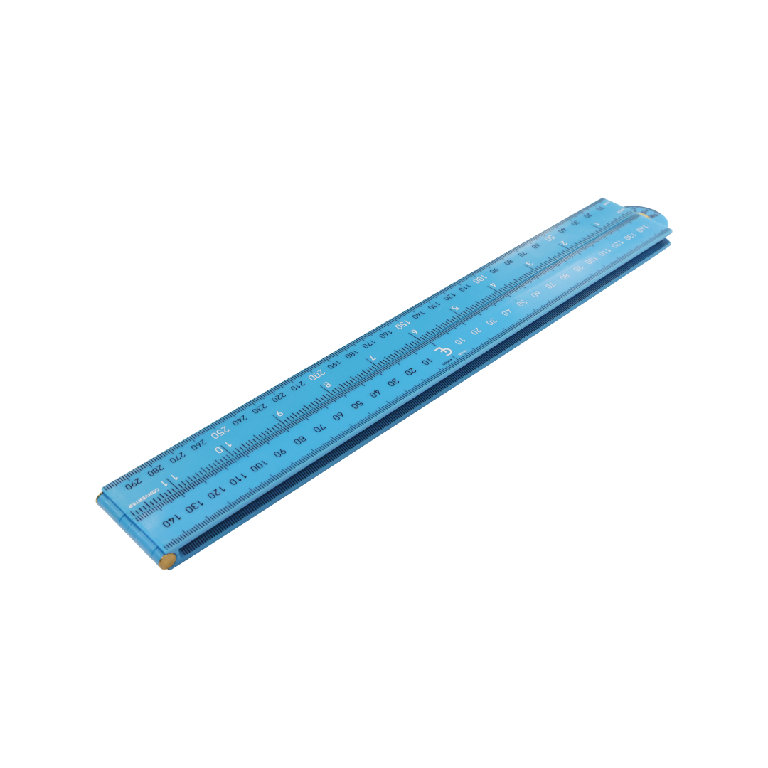 OX Pro Metric Tuff Rule Blue - 1200mm