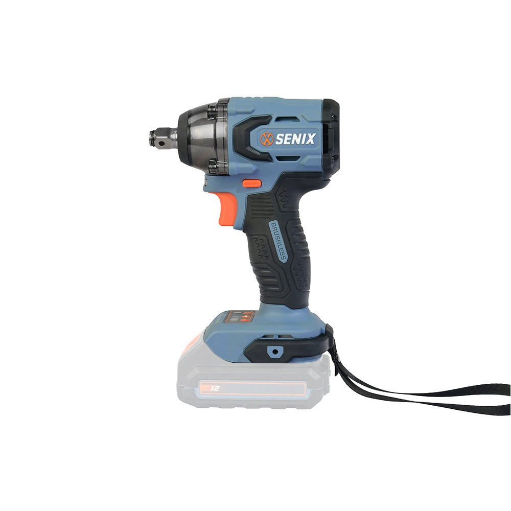 Senix X2 18V 1/2" 330Nm Brushless Impact Wrench Skin