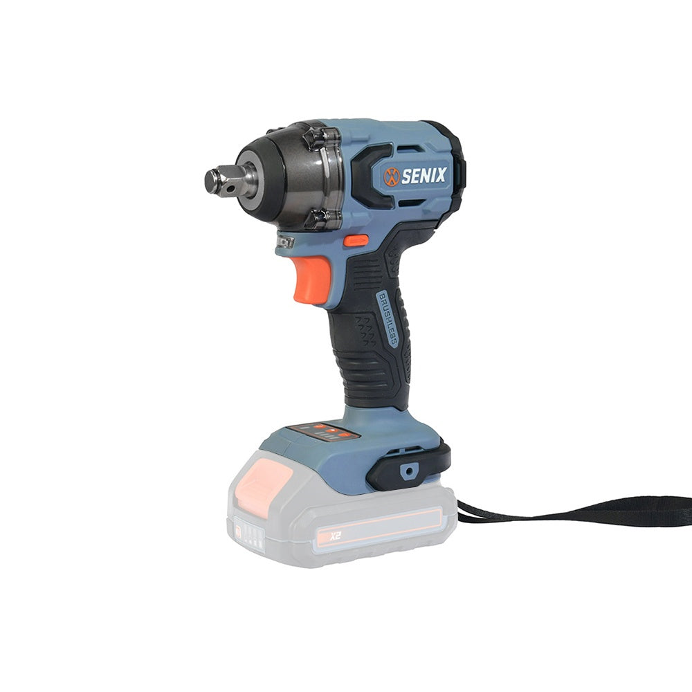 Senix X2 18V 1/2" 330Nm Brushless Impact Wrench Skin