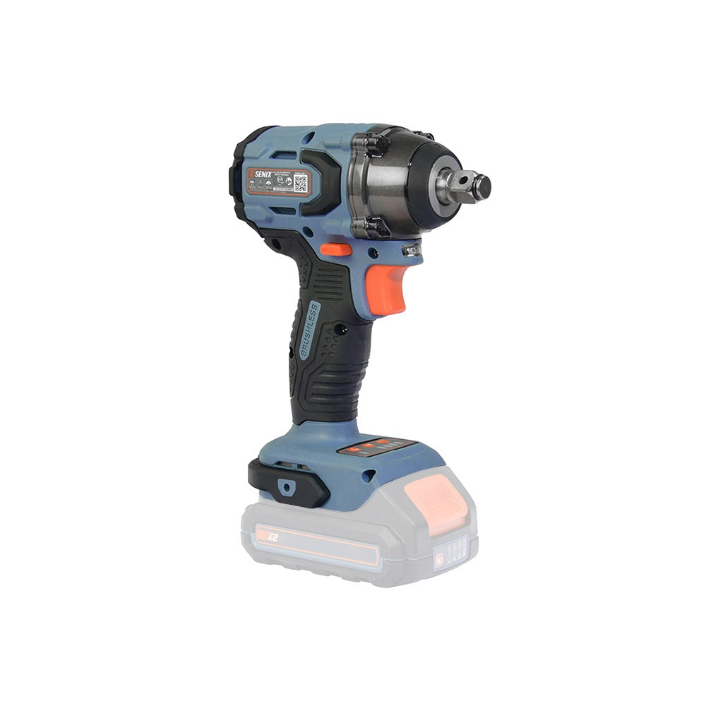 Senix X2 18V 1/2" 330Nm Brushless Impact Wrench Skin