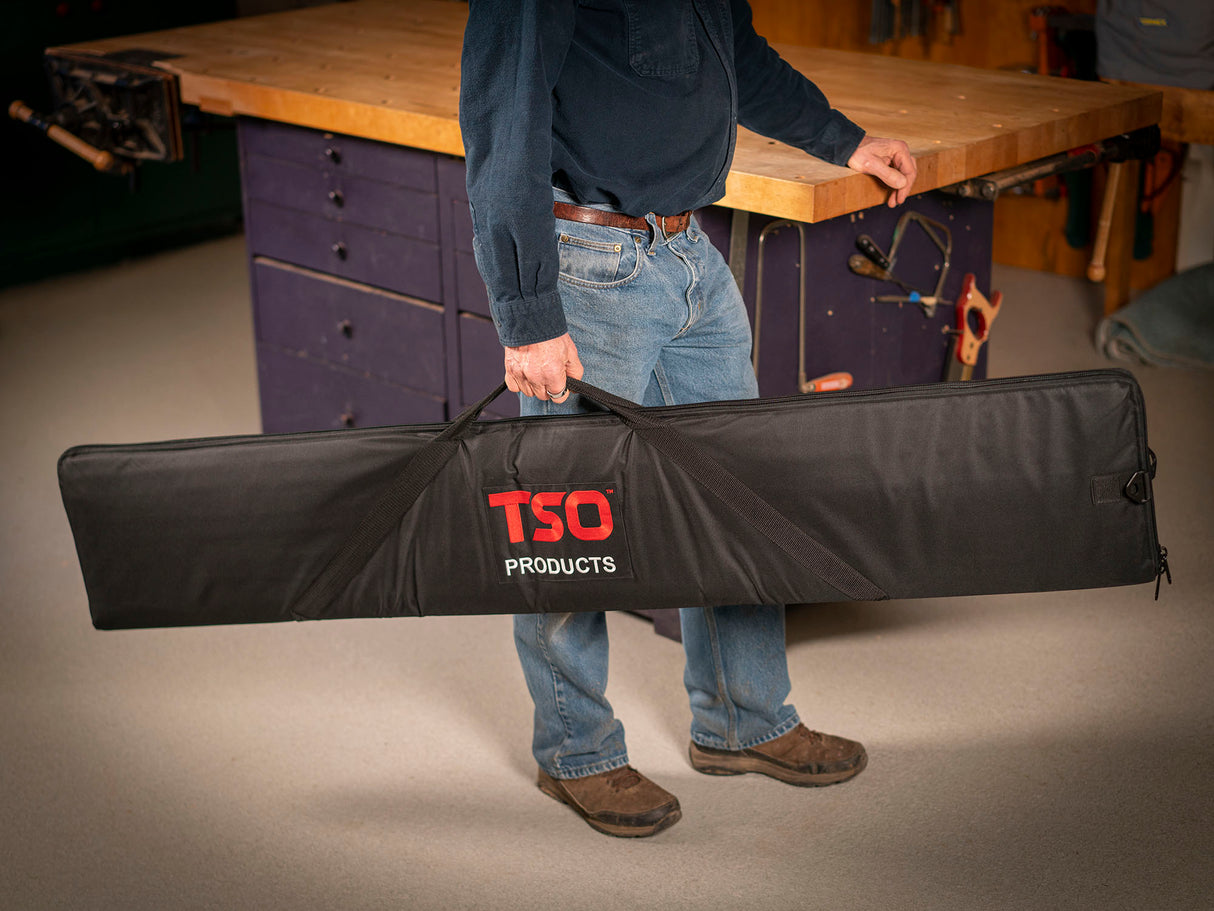 TSO Products Padded Storage Bag for Parallel Guides & Guide Rails Up to 55" (139cm)