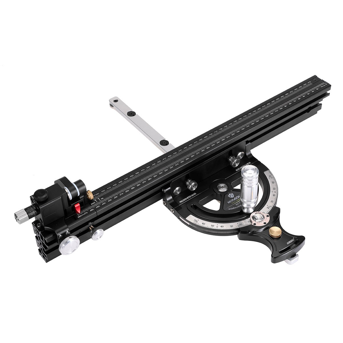 Precision Mitre Gauge Set Includes Extended Fence And 0.02mm Micro Adjustable Flip Stop - By Hongdui Tools