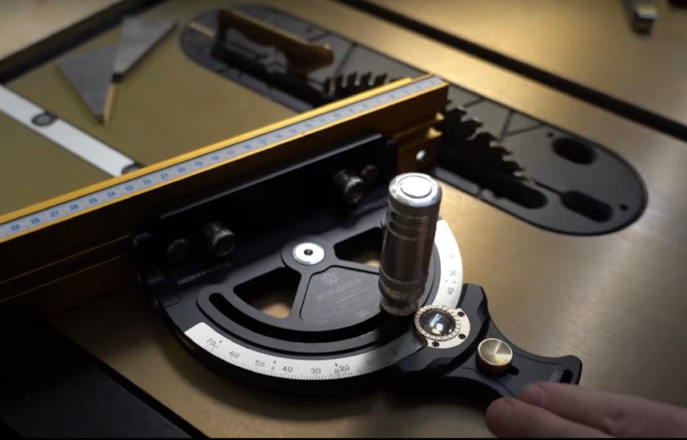 Precision Mitre Gauge Suits Standard Mitre Gauge Slots - By Hongdui Tools