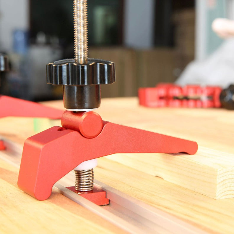Quick Action Hold Down Clamp To Suit T-Track - By Hongdui Tools