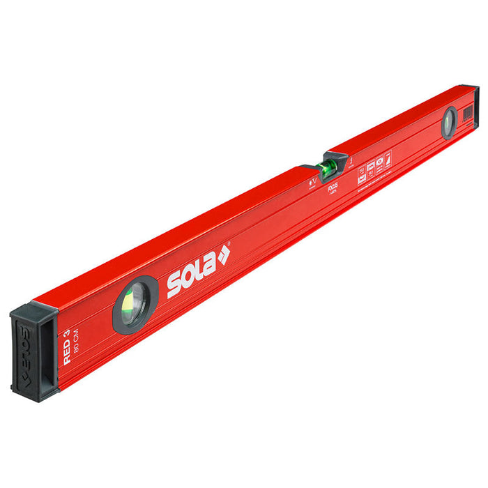 Sola Red 3 Spirit Level 4 Pack - Includes 60cm, 80cm, 120cm, 200cm