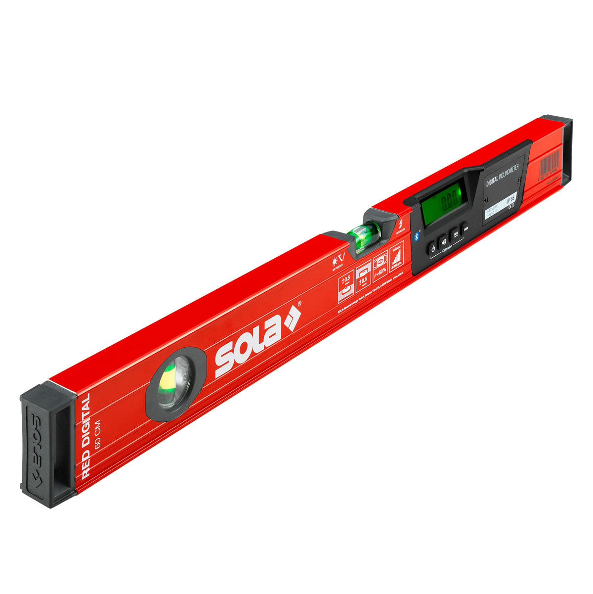 Sola Red Magnetic Digital Spirit Level/Electronic Inclination Spirit Level 30cm/300mm