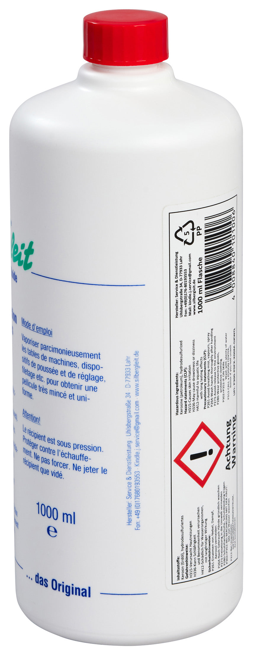 Silverglide Liquid Dry Slip Surface Lubricant - 1L