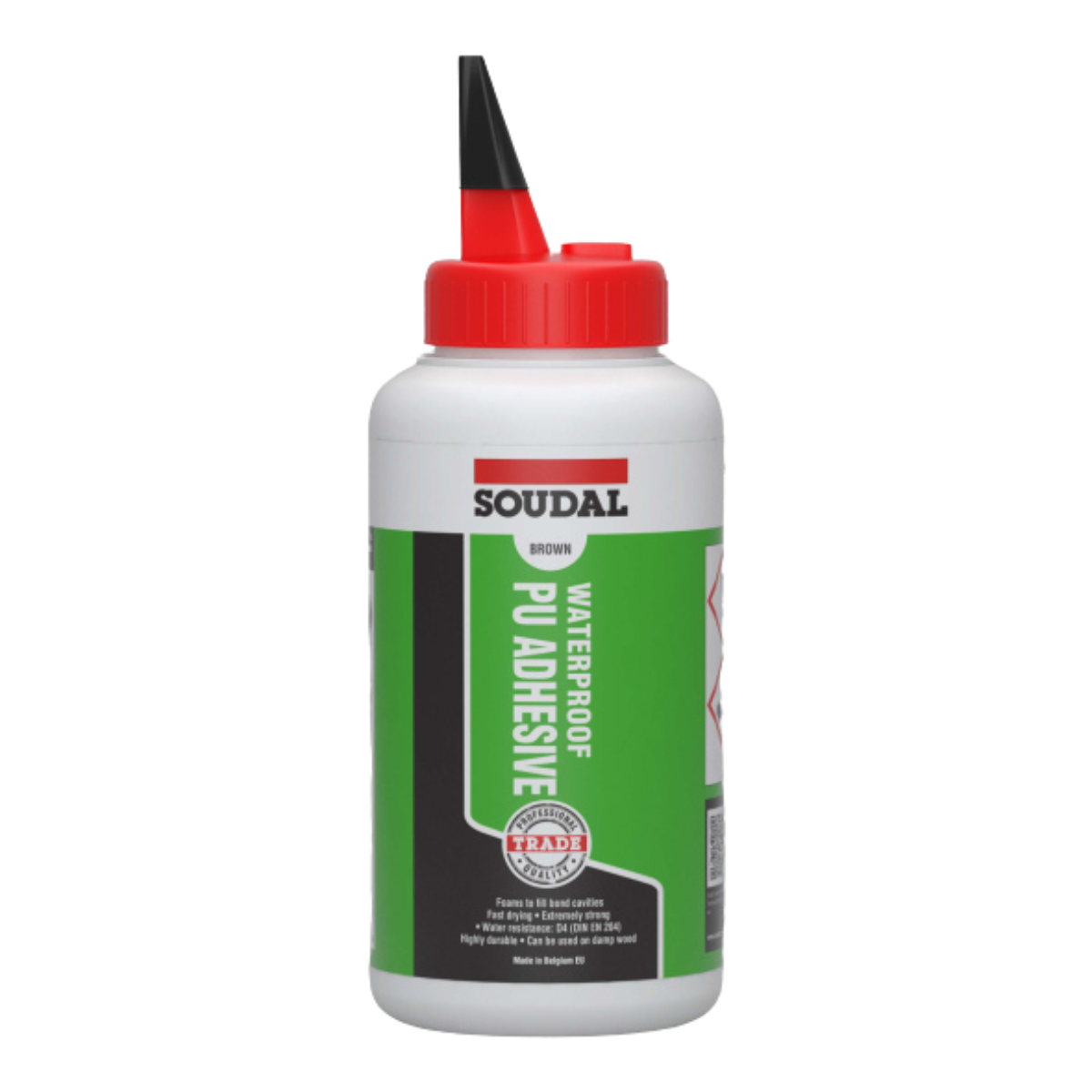 Soudal Waterproof PU Adhesive 750g - D4 Polyurethane Timber Glue