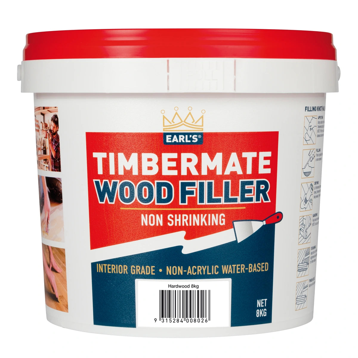 Earl's Timbermate Wood Filler Putty 8kg