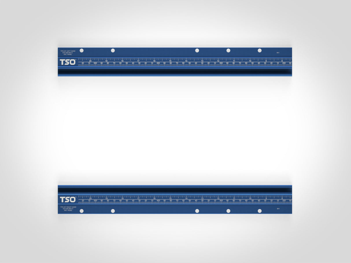 TSO Products 20"/508mm T-tracks for TPG Parallel Guide System (Tracks Only)