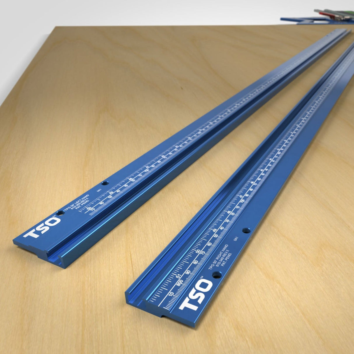 TSO Products 50"/1270mm Tracks for TPG Parallel Guide System (Tracks Only) Gen 1