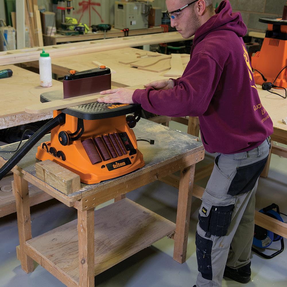Triton 450W Oscillating Spindle & Belt Sander