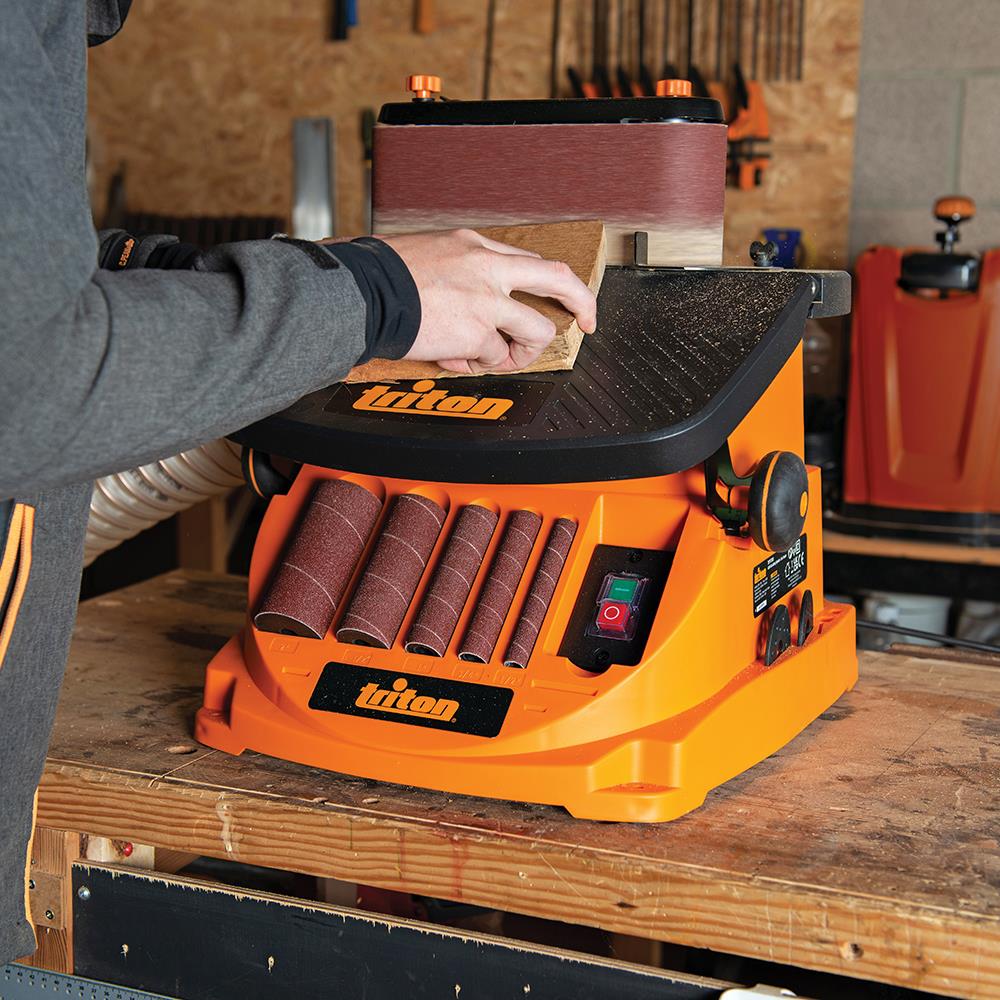 Triton 450W Oscillating Spindle & Belt Sander