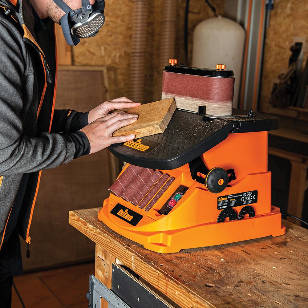 Triton 450W Oscillating Spindle & Belt Sander