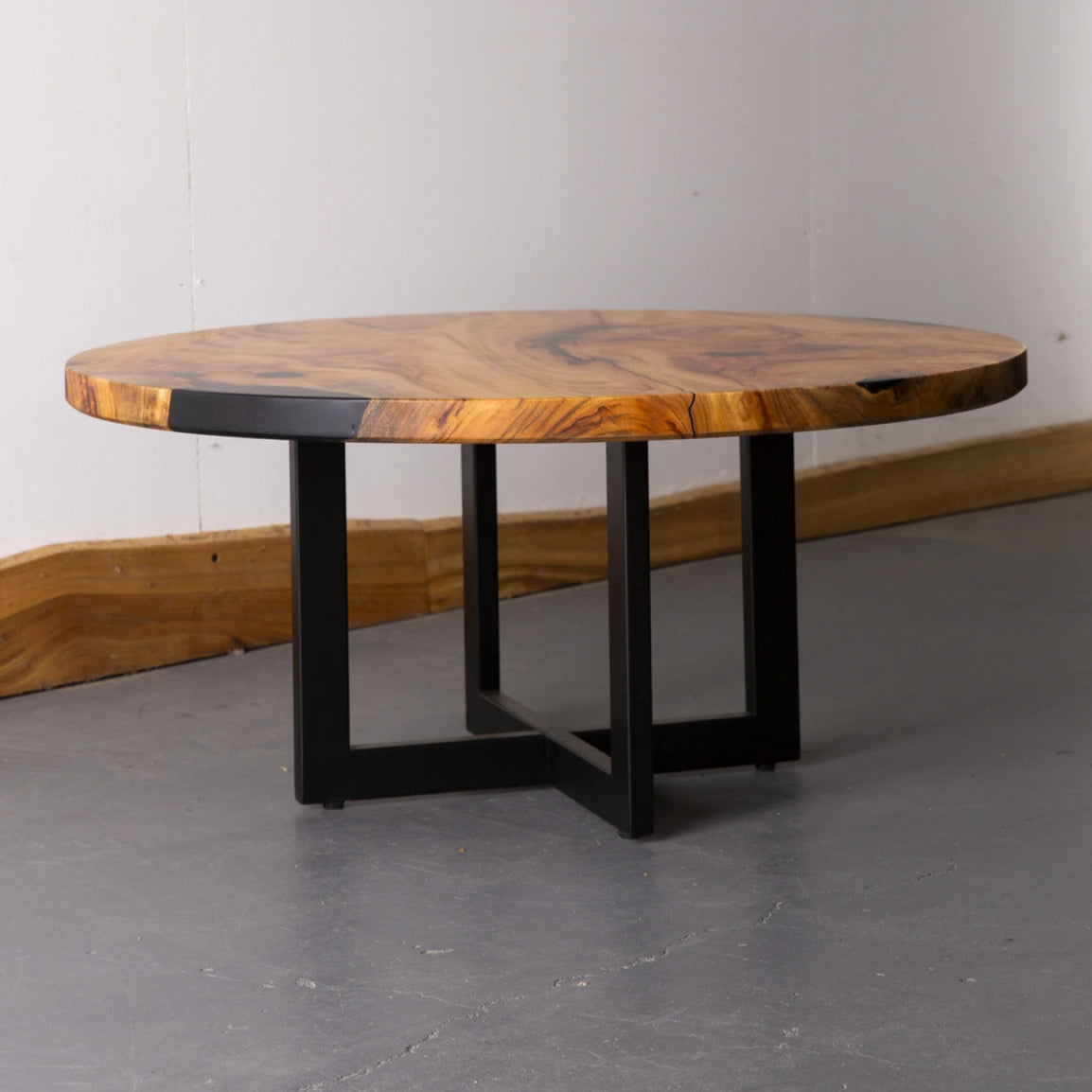 Round Coffee Table Base 2pcs 520x520x400mm - 50x25mm