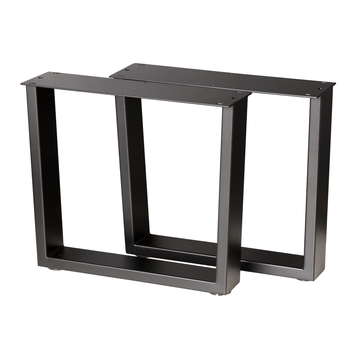 Trapezoid Coffee Table Legs Wide Top 460x430x410mm - 75x25mm