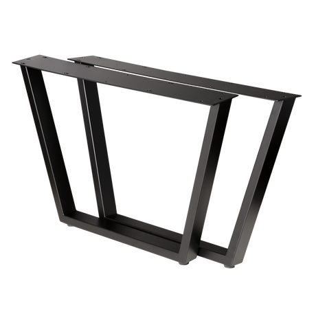 Trapezoid Coffee Table Legs Extra Wide 710x460x460mm - 50x25mm
