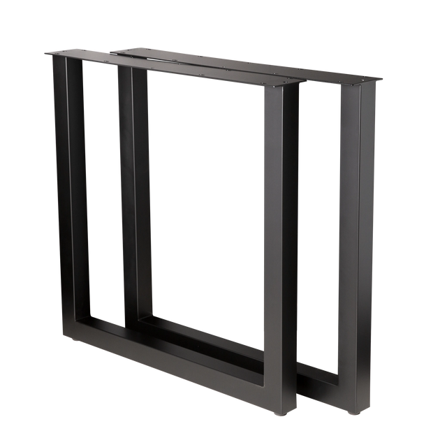U Shape Dining Table Legs 710x710x710mm - 50x50mm