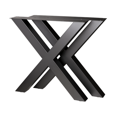 Cross Dining Table Legs Heavy Duty 710x710x710mm - 80x80mm