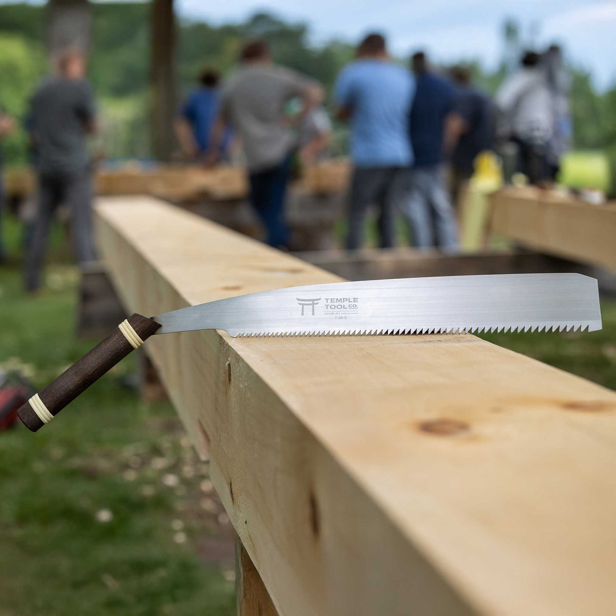 Temple Tool Co Japanese Timber Framing Saw | Rip-Cut | 390mm