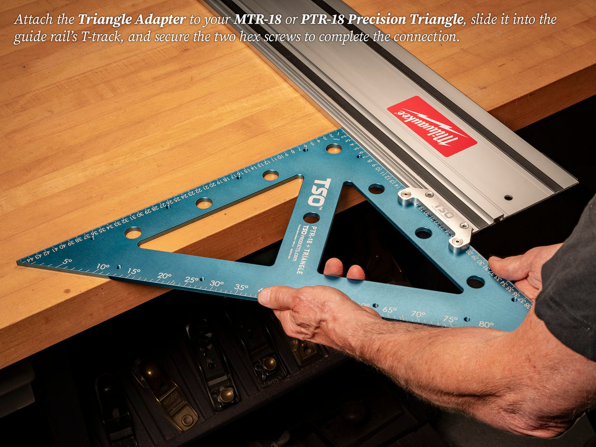 TSO Products Triangle Adapter for Guide Rails v2