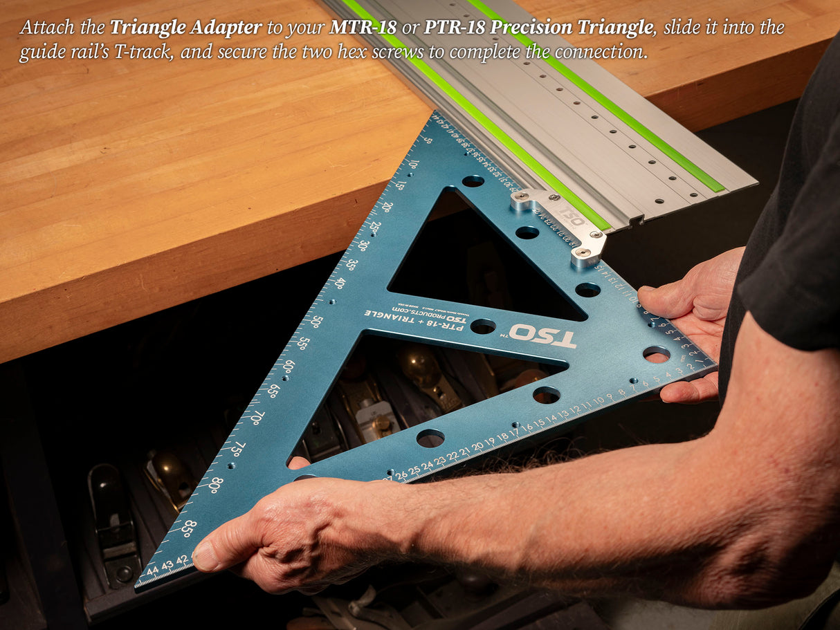 TSO Products Triangle Adapter for Guide Rails v2