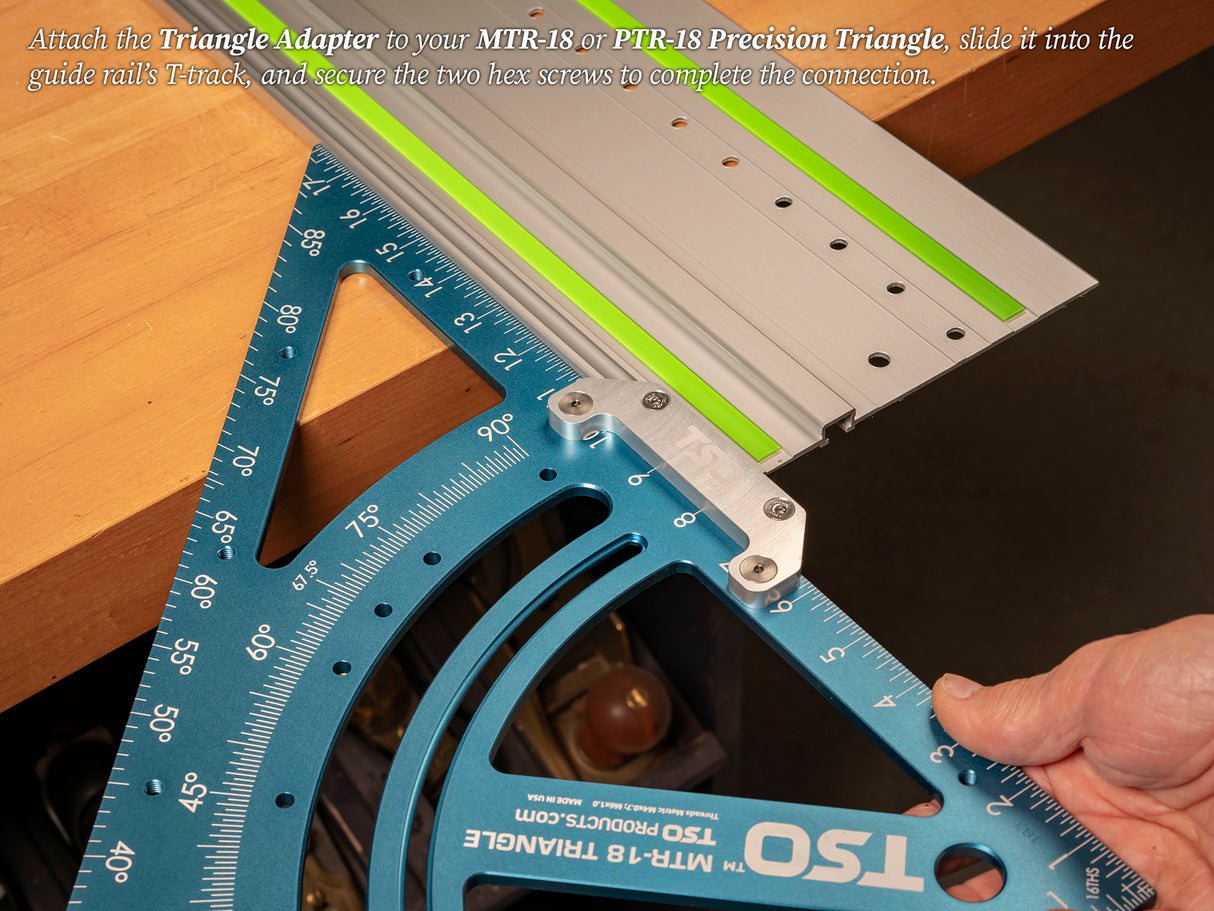 TSO Products Triangle Adapter for Guide Rails v2