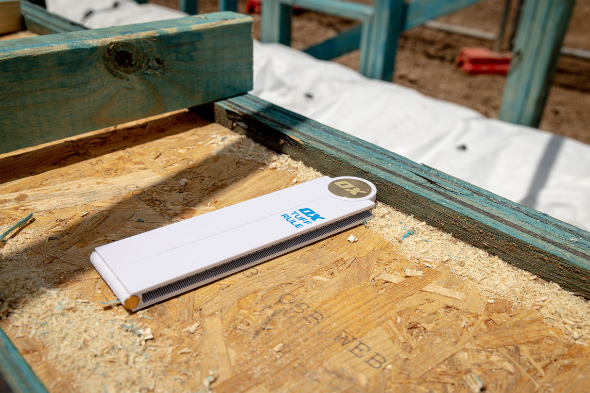 Pro Metric Tuff Rule White - 600mm