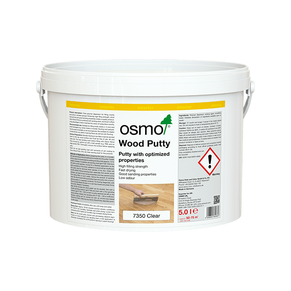 Osmo Wood Putty 7350 Clear | 5L