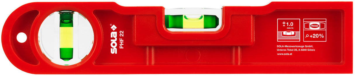 SOLA PHF Plastic Spirit Level