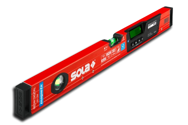 Sola Red MAGNETIC Digital Spirit Level/Electronic Inclination Spirit Level 60cm/600mm