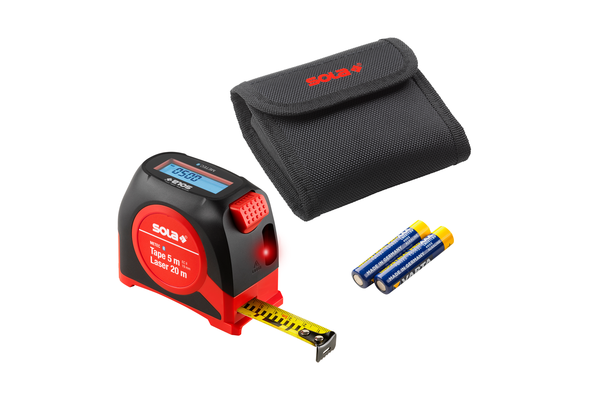 Sola Metec digital tape measure with case