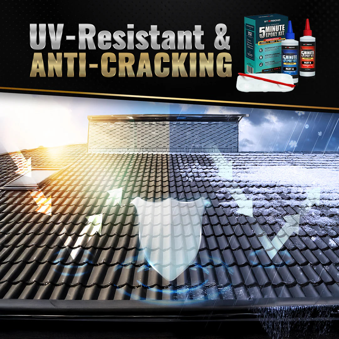 5 Minute Flexible Epoxy Pro Kit | Flexible-Toughened, UV-Resistant, Non-Yellowing 236ml/8oz