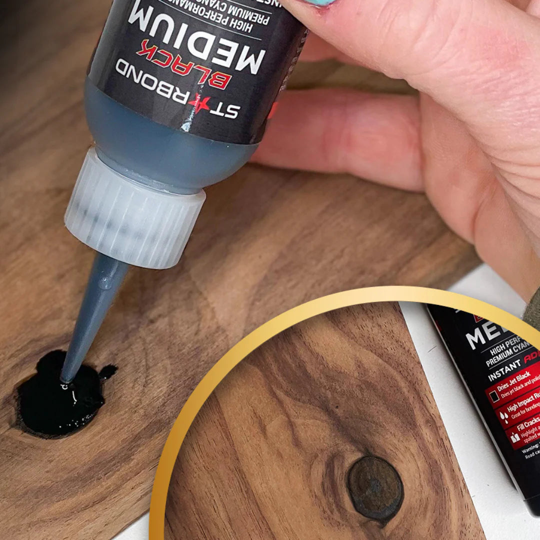 Starbond Black Medium CA Super Glue | 59ml/2oz