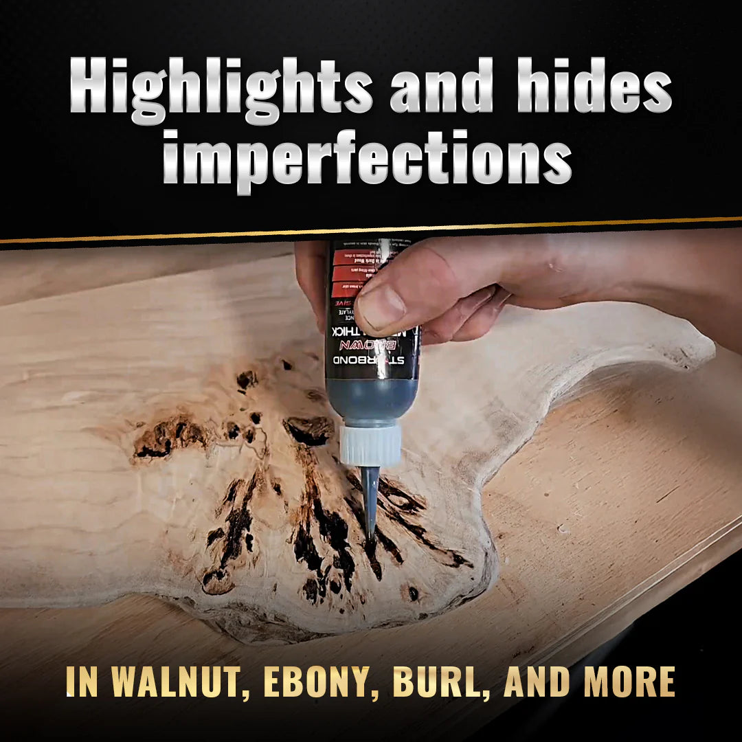 Starbond Black Medium CA Super Glue | 59ml/2oz