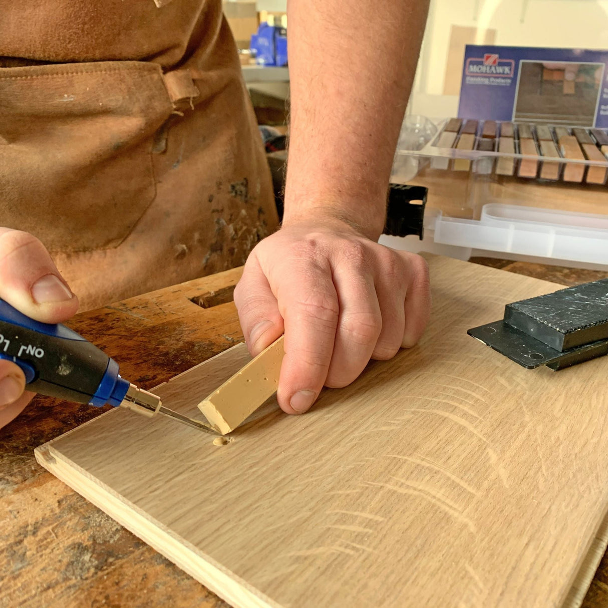 Mohawk Hard Wax Basic Kit Furniture Cabinet Touch Up Hard Putty Wax Filler 10 Pack Multi Kit - M310-9992