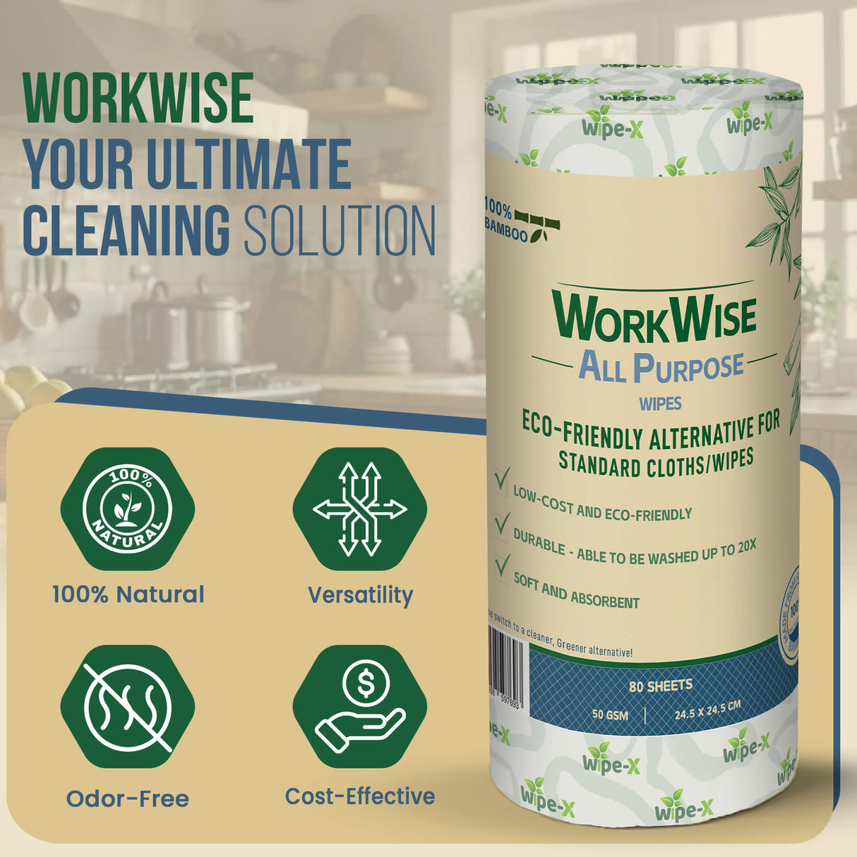 WorkWise All Purpose Wipes