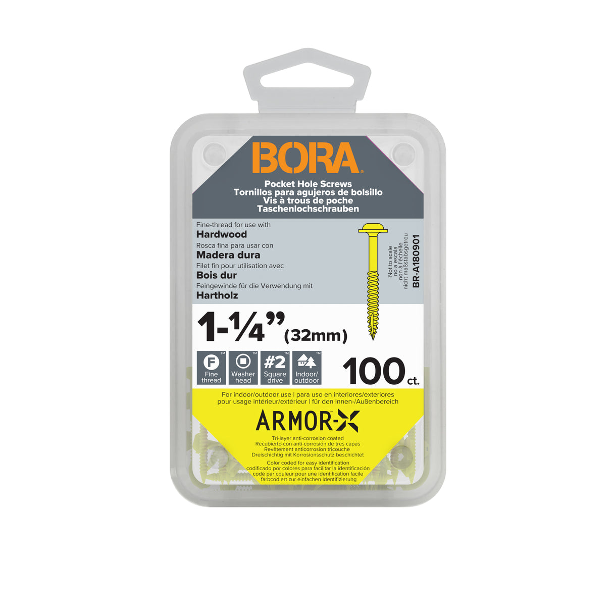 BORA Screws 32mm Fine | 100 Pack