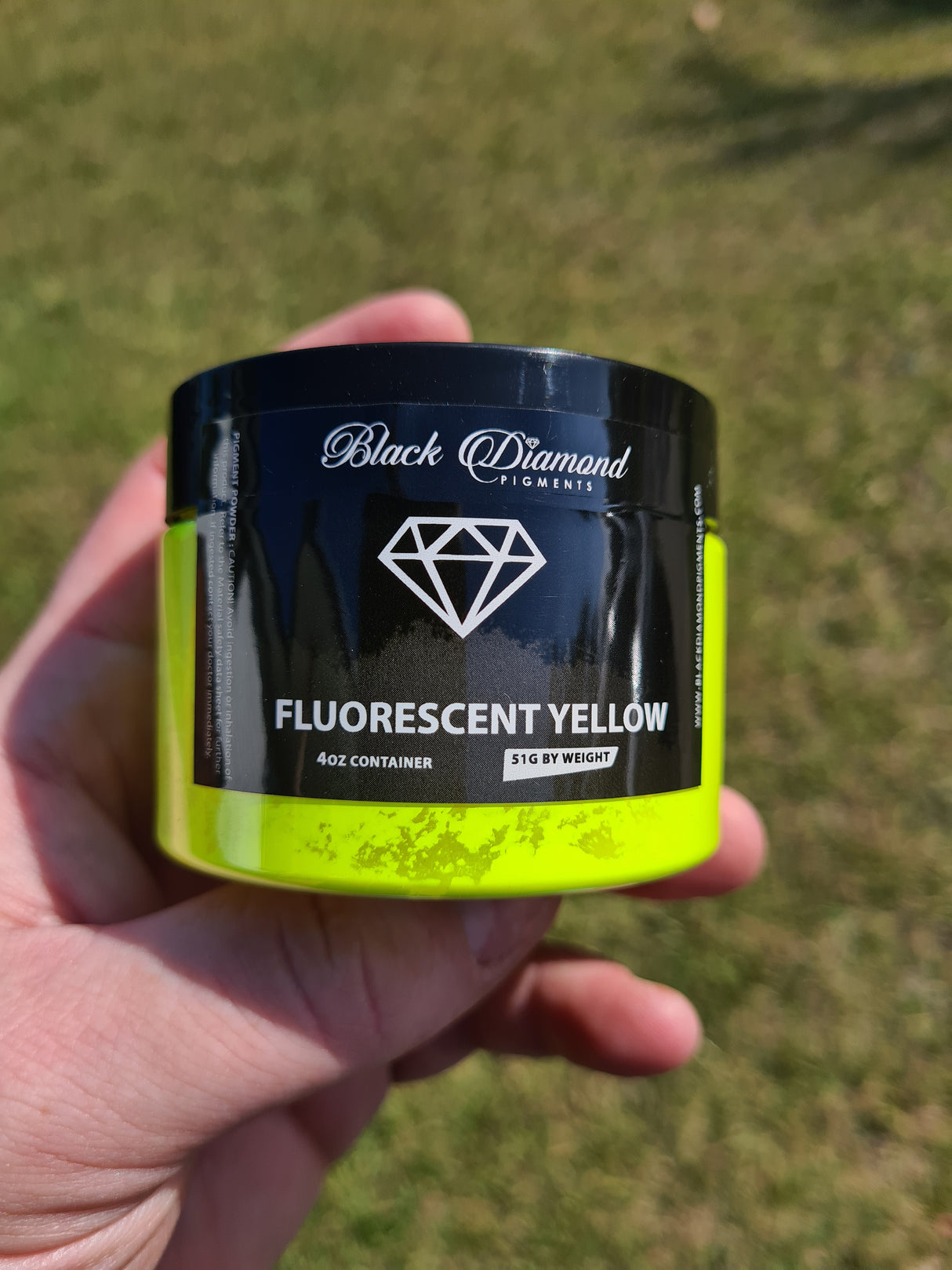 Fluorescent Yellow Pigment Powder | Black Diamond Pigments